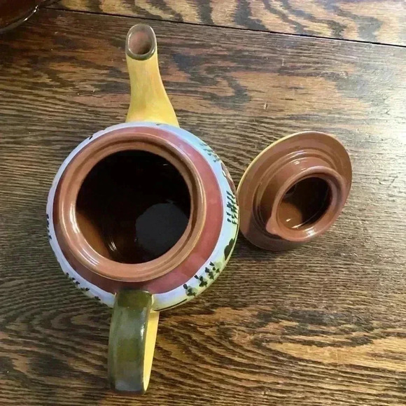 Vintage Douce Provence Teapot&Cup Romancing Provence Collections, Hand Painted - Picture 8 of 14